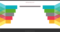 Desktop Screenshot of dictioonary.com