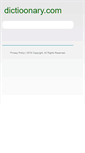 Mobile Screenshot of dictioonary.com